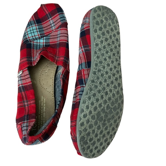 TOMS Alpargata Slip on Shoes plaid - Picture 5 of 5